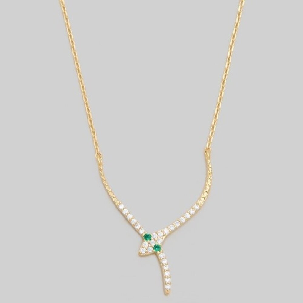 RYNN GOLD SNAKE NECKLACE